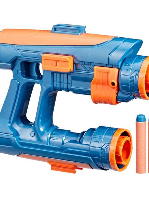 Marvel Studios' Guardians of the Galaxy Vol. 3 Nerf Star-Lord Quad Blaster Role Play Toy, 3 Darts