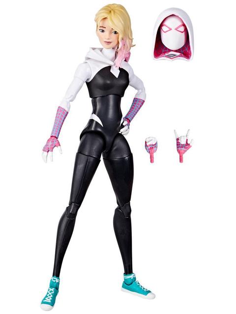 Marvel Legends Series Spider-Man: Across the Spider-Verse (Part One) Spider-Gwen 6-inch Action Figure, 4 Accessories