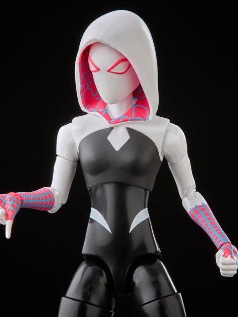 Marvel Legends Series Spider-Man: Across the Spider-Verse (Part One) Spider-Gwen 6-inch Action Figure, 4 Accessories