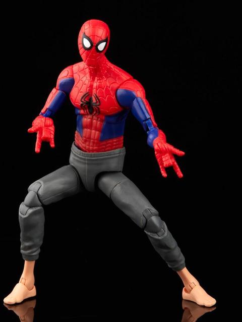 Marvel Legends Series Spider-Man: Across the Spider-Verse (Part One) Peter B Parker 6-inch Action Figure, 2 Accessories