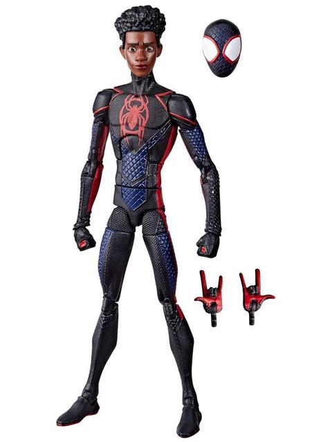 Marvel Legends Series Spider-Man: Across the Spider-Verse (Part One) Miles Morales 6-inch Action Figure, 3 Accessories