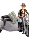 Indiana Jones Worlds of Adventure Indiana Jones with Motorcycle and Sidecar Figure & Vehicle (2.5”)