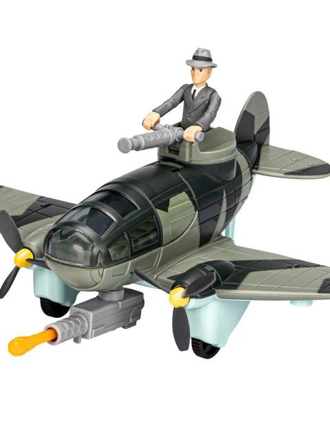 Indiana Jones Worlds of Adventure Doctor Jürgen Voller with Plane Figure & Vehicle (2.5”)