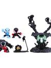 Marvel Stunt Squad Villain Knockdown Playset with 3 Action Figures (1.5”)