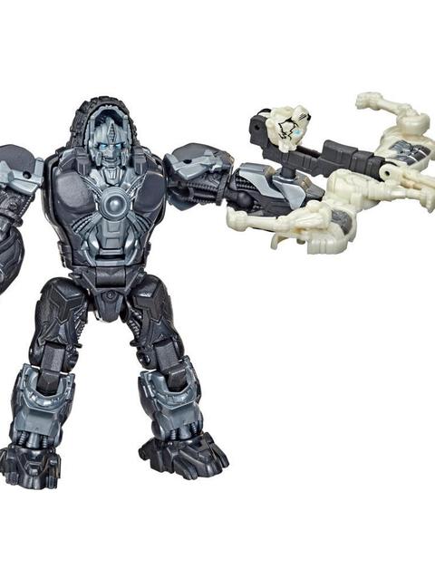 Transformers: Rise of the Beasts Movie Beast Alliance Beast Weaponizers 2-Pack Optimus Primal Toy, 6 and Up, 5-inch