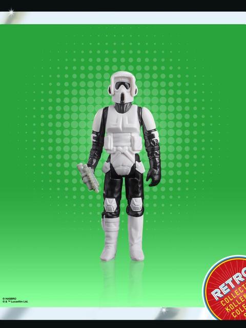 Star Wars Retro Collection Biker Scout Action Figures (3.75”)