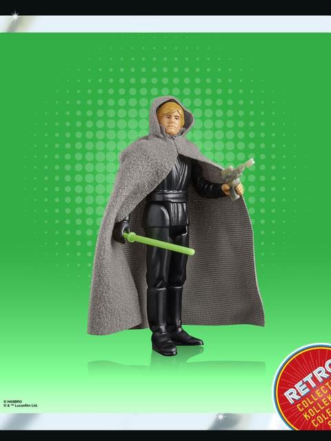 Star Wars Retro Collection Luke Skywalker (Jedi Knight) Action Figures (3.75”)