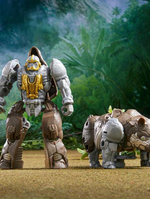 Transformers: Rise of the Beasts Movie, Beast Alliance, Battle Changers Rhinox Action Figure - 6 and Up, 4.5 inch