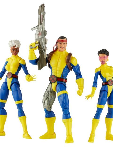 Hasbro Marvel Legends Series: Marvel’s Forge, Storm, & Jubilee X-Men Action Figures (6”)