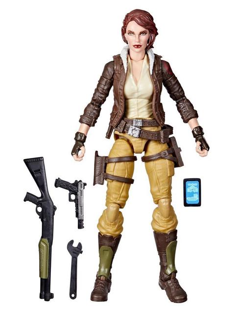 G.I. Joe Classified Series Courtney “Cover Girl” Krieger Action Figure 59 Collectible Toy, Accessories, Custom Package Art