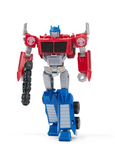 Transformers Toys EarthSpark Deluxe Class Optimus Prime Action Figure