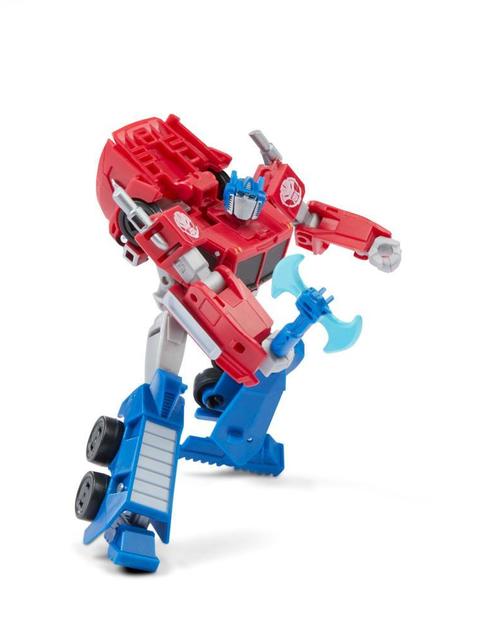 Transformers Toys EarthSpark Deluxe Class Optimus Prime Action Figure