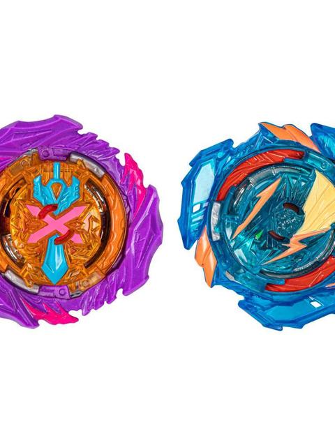 Beyblade Burst QuadStrike Ultimate Evo Valtryek V8 and Divine Xcalius X8 Dual Pack, Battling Game Toy