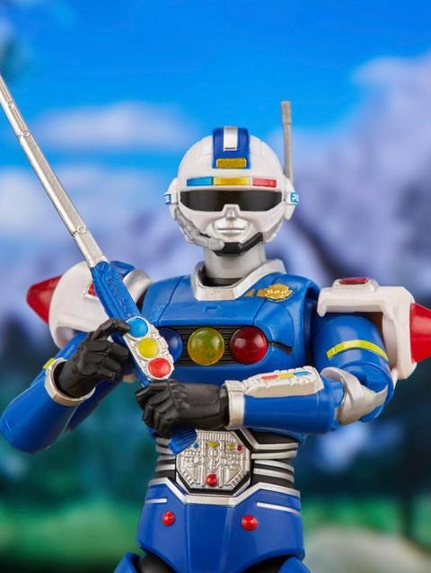 Power Rangers Lightning Collection Turbo Blue Senturion 6.6-Inch Action Figure Collectible