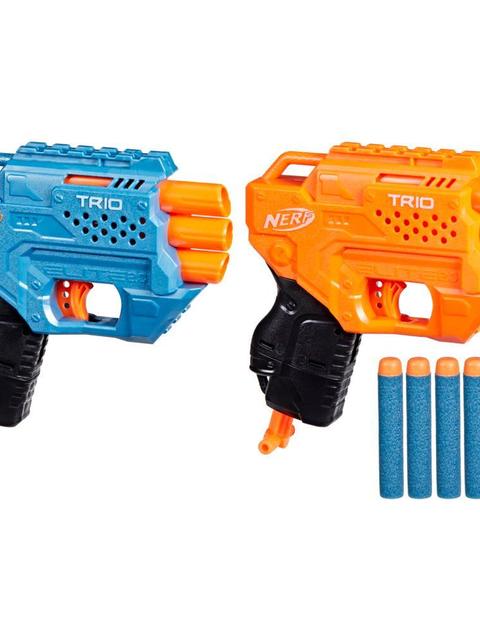 Nerf Elite 2.0 Trio Combo Pack Includes 2 Trio Nerf Blasters and 6 Nerf Elite Darts