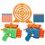 Nerf Elite 2.0 Face Off Target Set, Includes 2 Toy Foam Dart Blasters & Target & 12 Nerf Elite Darts