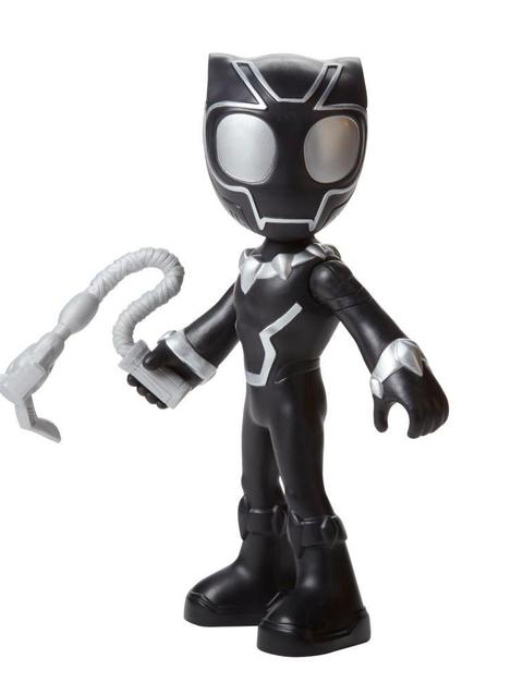 Marvel Spidey and His Amazing Friends Supersized Black Panther Action Figure, Preschool Superhero Toys