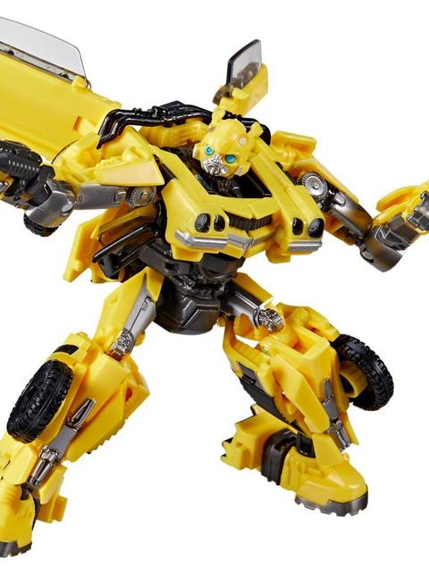 Transformers Studio Series Deluxe 100 Bumblebee Converting Action Figure (4.5”)