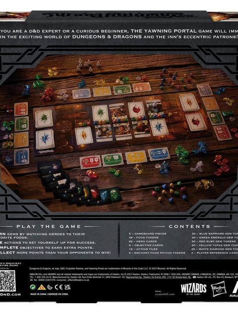 Dungeons & Dragons: The Yawning Portal Game, D&D Strategy Board Game for 1-4 Players, Ages 12+