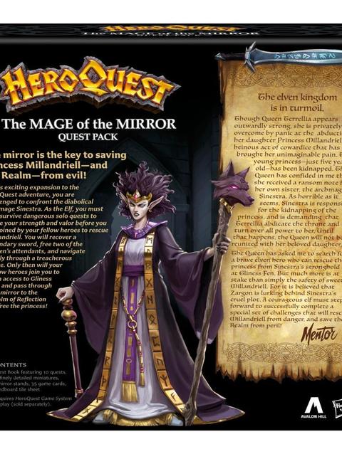 Avalon Hill Heroquest The Mage of the Mirror Quest Pack, Requires HeroQuest Game System