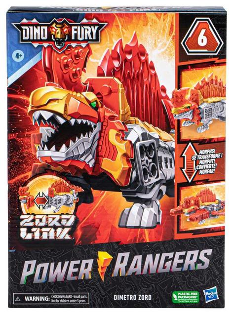 Power Rangers Dino Fury Dimetro Zord Robot Toy Transforming Action Figure