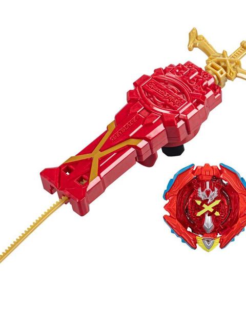 Beyblade Burst QuadStrike Xcalius Power Speed Launcher Pack, With Launcher and Spinning Top Toy