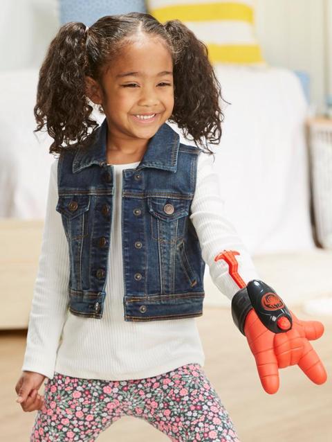 Marvel Spidey and His Amazing Friends Miles Morales: Spider-Man Web Launcher, Preschool Blaster Toy, Ages 4 and Up