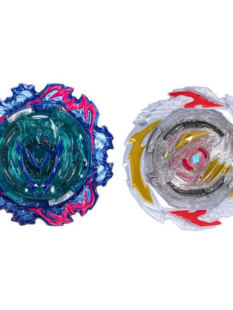 Beyblade Burst QuadStrike Gambit Dragon D8 and Ambush Achilles A8 Dual Pack, Battling Game Toy