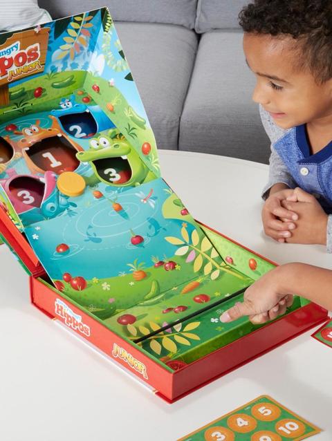 Hungry Hungry Hippos Junior Board Game, Preschool Games, Kids Board Games, Counting & Number Game