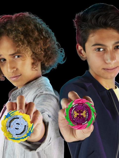 Beyblade Burst QuadStrike Fierce Bazilisk B8 and Hydra Kerbeus K8 Dual Pack, Battling Game Toy