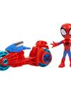 Marvel Spidey and His Amazing Friends, Spidey Action Figure & Toy Motorcycle, Kids 3 and Up