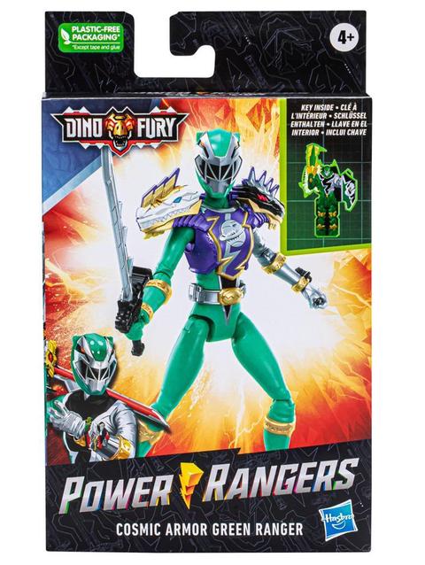 Power Rangers Dino Fury Cosmic Armor Green Ranger, Power Rangers Toys Action Figures