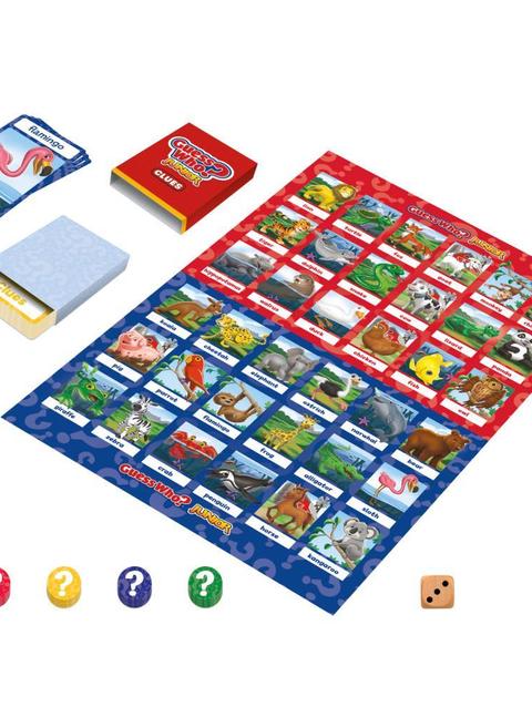 Guess Who? Junior Board Game for Kids Ages 3 and Up, Preschool Games, Kids Games