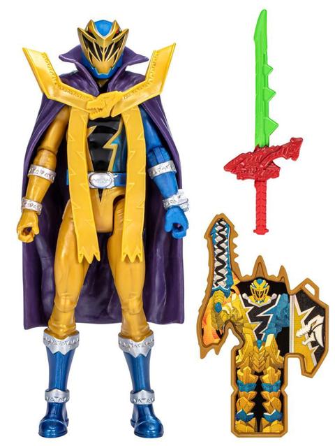 Power Rangers Dino Fury Gold Ranger Dino Master Mode, Power Rangers Toys Action Figures