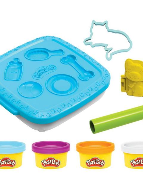 Play-Doh Create ‘n Go Pets Playset, Play-Doh Set with Storage Container, Arts and Crafts Toys for Kids