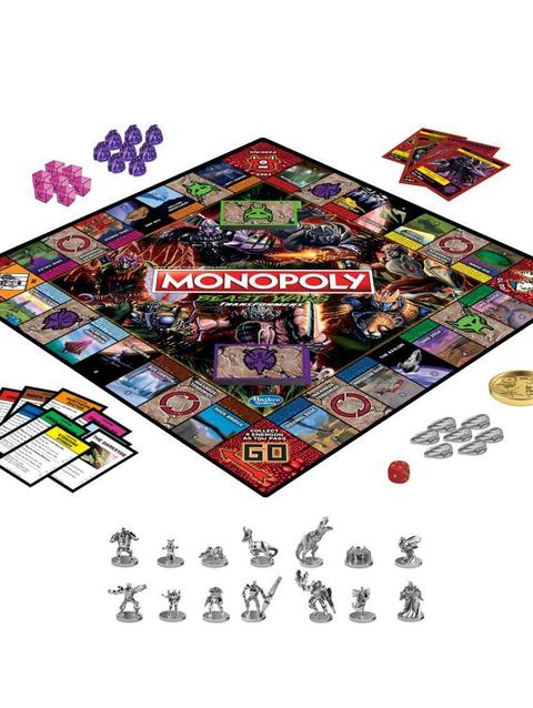 Monopoly: Transformers Beast Wars Edition Board Game for Kids Ages 8 and Up