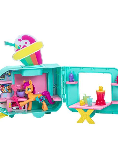 My Little Pony Toys Sunny Starscout Smoothie Truck Doll, Kids Playset Toys for Girls, Boys