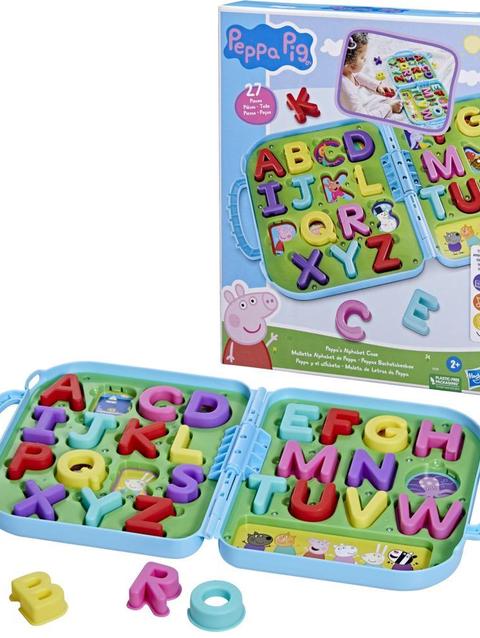 Peppa Pig Peppa’s Alphabet Case, Preschool Toys, Alphabet Puzzles