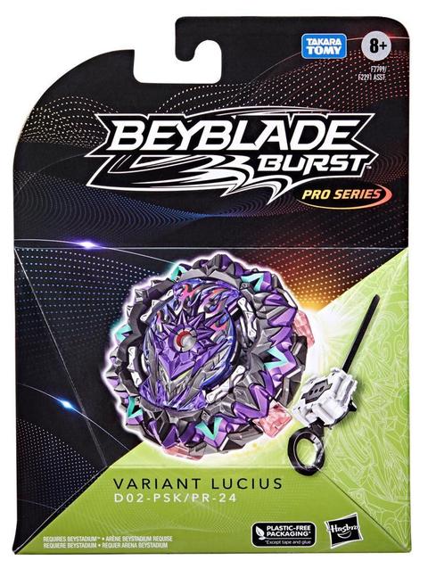 Beyblade Burst Pro Series Variant Lucius Spinning Top Starter Pack, Battling Game Toy