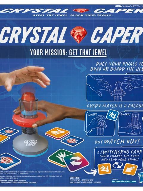 Crystal Caper Card Game for Families and Kids, Easy, Family Card Games, Family Games