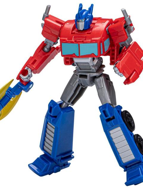 Transformers Toys EarthSpark Warrior Class Optimus Prime Action Figure