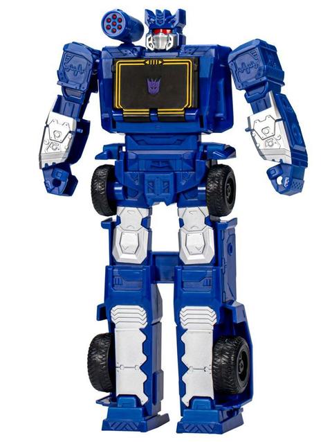 Transformers Toys Authentics Titan Changer Soundwave 11” Action Figure, Robot Toys for Kids Ages 6 and Up