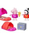 Peppa Pig Toys Peppa's Sleepover Preschool Playset, 2 Figures and 3 Accessories