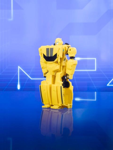 Transformers Toys EarthSpark 1-Step Flip Changer Bumblebee Action Figure