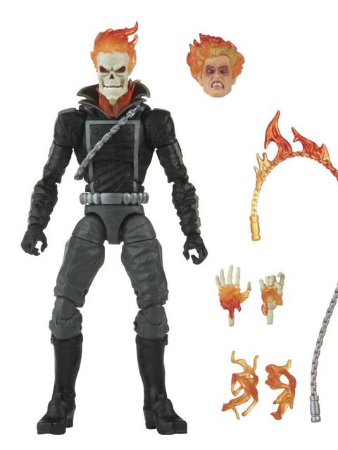 Marvel Legends Series Marvel Comics Ghost Rider 6-inch Action Figure Toy, 6 Accessories