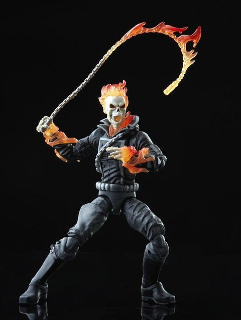 Marvel Legends Series Marvel Comics Ghost Rider 6-inch Action Figure Toy, 6 Accessories