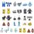 Transformers Toys BotBots Series 6 Custodial Crew & Pet Mob 8-Pack Bundle– 2-In-1 Collectible Figures - Kids Ages 5 & Up