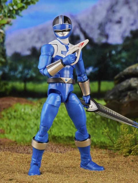 Power Rangers Lightning Collection Time Force Blue Ranger and Vector Cycle Action Figures