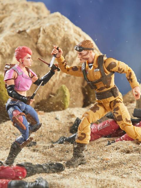 G.I. Joe Classified Series Series Dusty Action Figure 48 Collectible Toys, Multiple Accessories, Custom Package Art