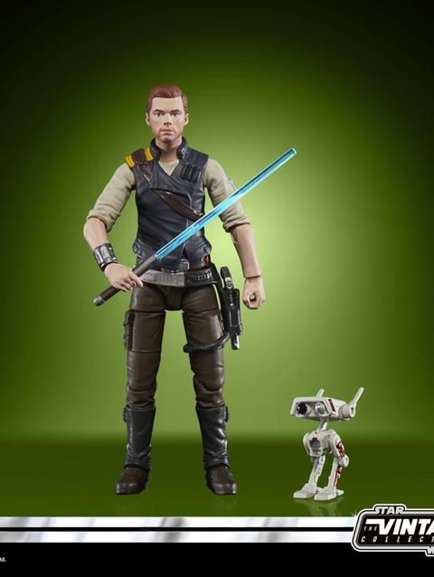 Star Wars The Vintage Collection Cal Kestis Toy, 3.75-Inch-Scale Star Wars Jedi: Survivor Figure for Kids Ages 4 and Up